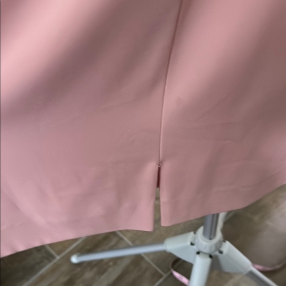 ANTONIO MELANI Pink Sheath Dress Asymmetrical Sleeveless - Picture 5 of 9